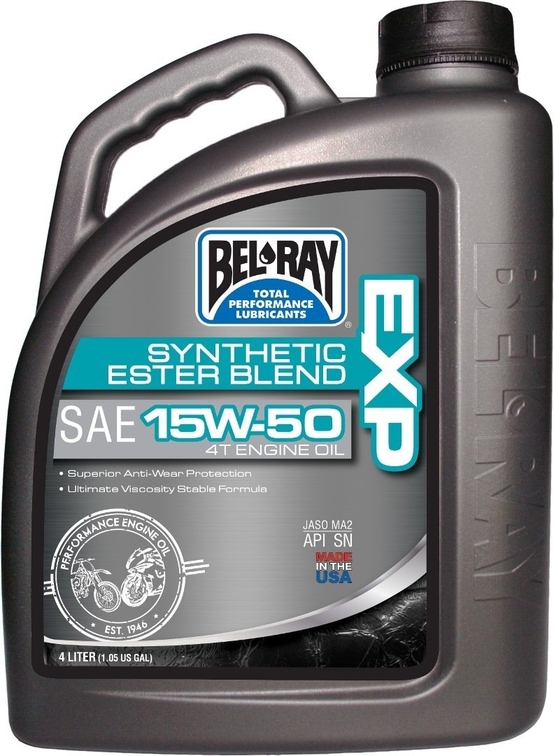 שמן ונוזל טיפול Bel-Ray EXP 15W-50 Motor Oil 4 Litres